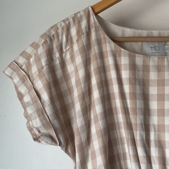 Anthro HD in Paris 2 Gingham Ribboned Dress - Picture 8 of 14